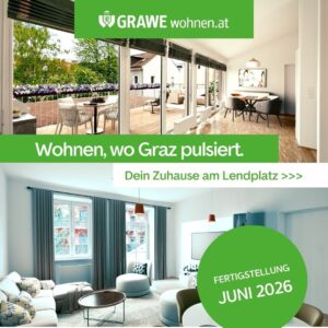 Urban. Flexibel. Echt. Wohnen im Herzen von Graz